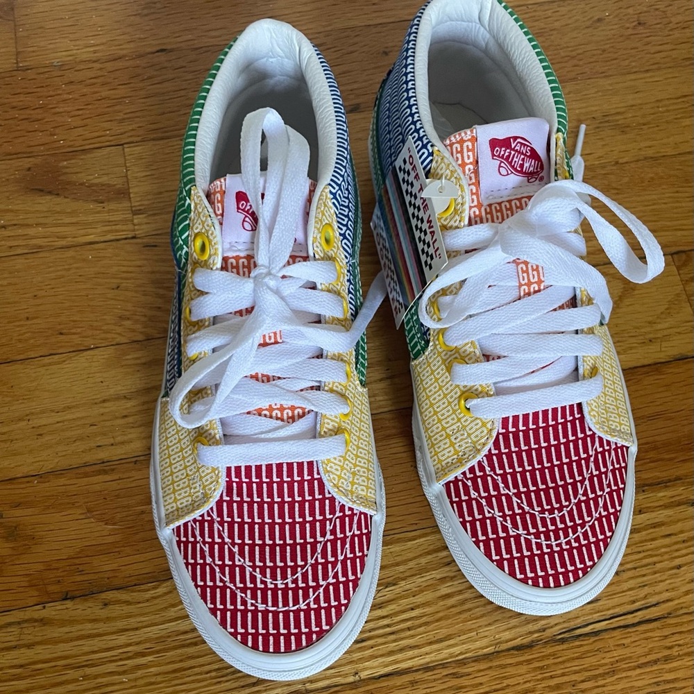 Vans Colorful Patterned High-Tops - Picture 6 of 9
